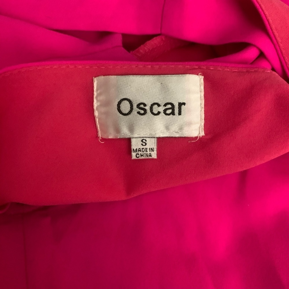Oscar Pink Backless Romper - Picture 3 of 5